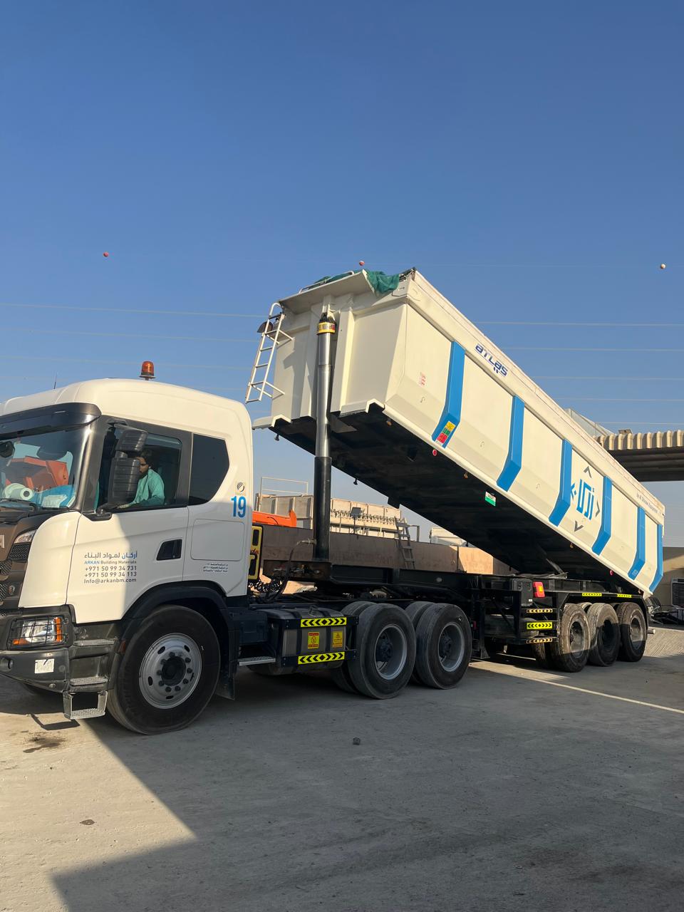 ARKAN fleet — Scania Tipper Truck #19