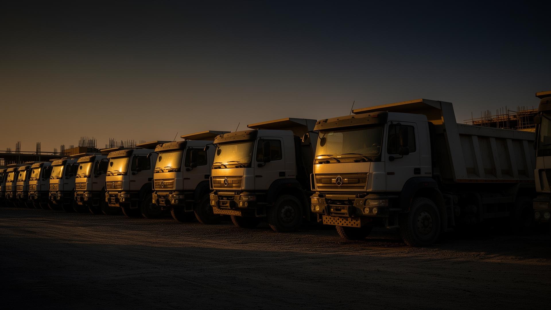 ARKAN tipper truck fleet